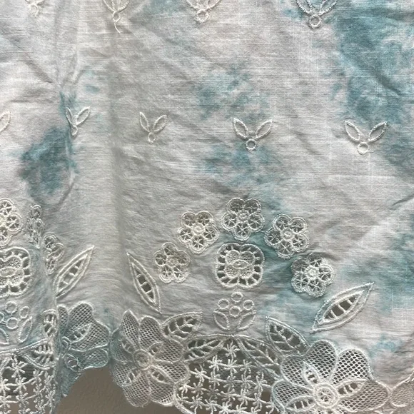 New Women’s Anthropologie Embroidered Tie-Dye Blouse!!🔥🔥🔥 - Picture 12 of 15